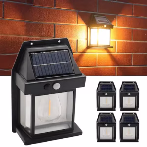 Lampa solara cu senzor de miscare 4x1